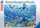 Ravensburger pusle 3000 tk Veealunemaailm