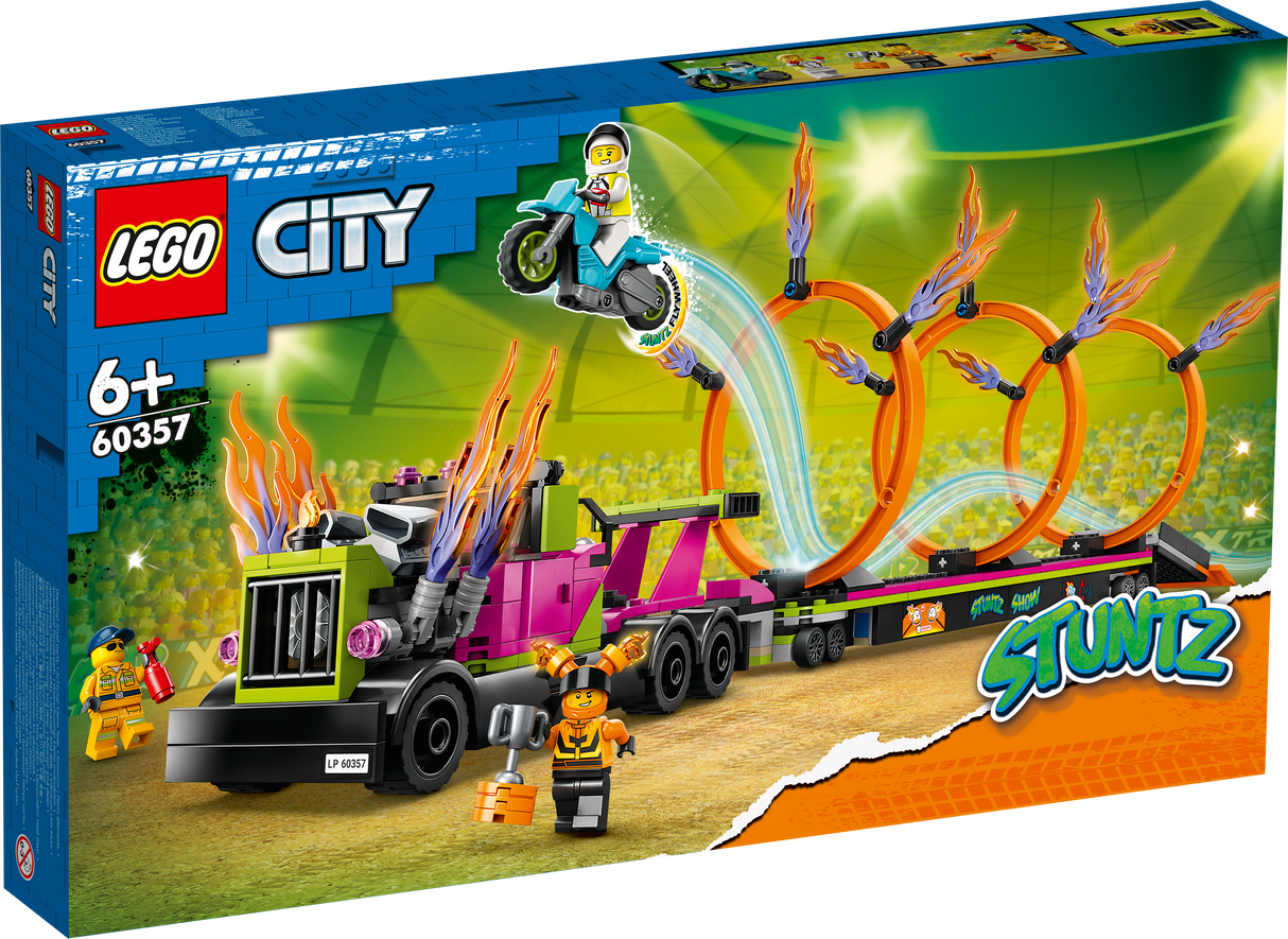 LEGO City Trikiveoki ja tulerõnga väljakutse 60357L