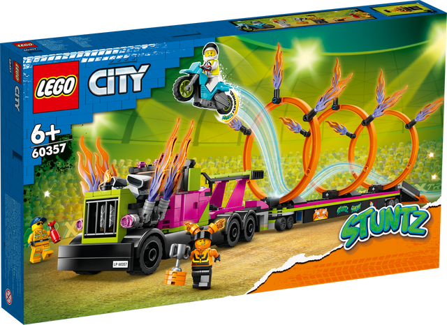 LEGO City Trikiveoki ja tulerõnga väljakutse 60357L