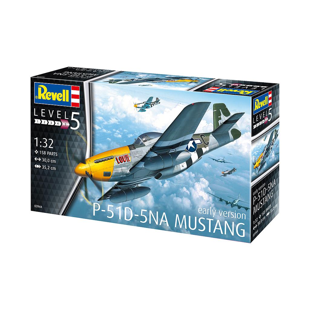 Revell liimitav mudel P-51D-5NA Mustang (varasem versioon) 1:32 03944R