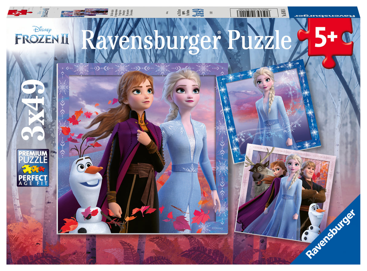 Ravensburger pusle  3x49 tk Frozen 050116V