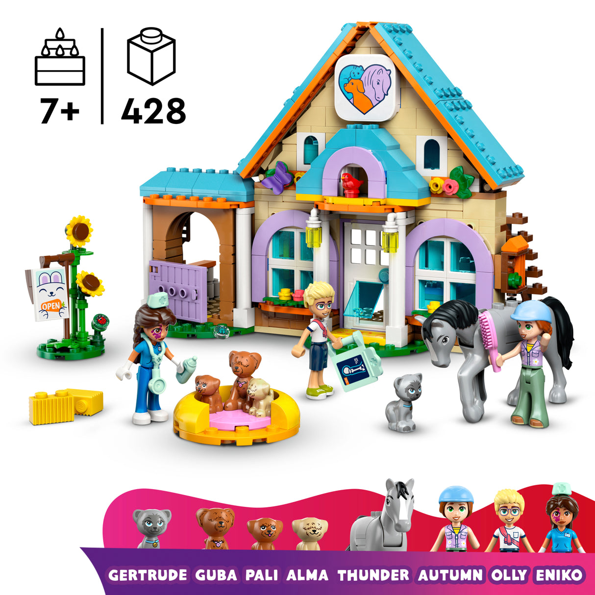 LEGO Friends Hobuse- ja lemmikloomakliinik 42651L