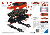 Ravensburger 3D pusle Lamborghini Huracan EVO Arancio 115716V