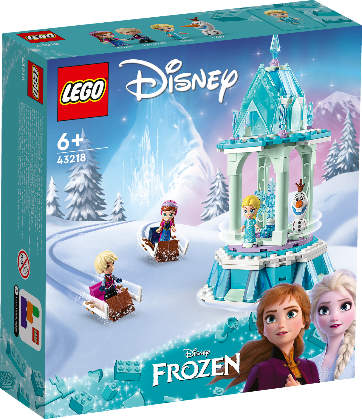 LEGO Disney Anna ja Elsa maagiline karussell 43218L