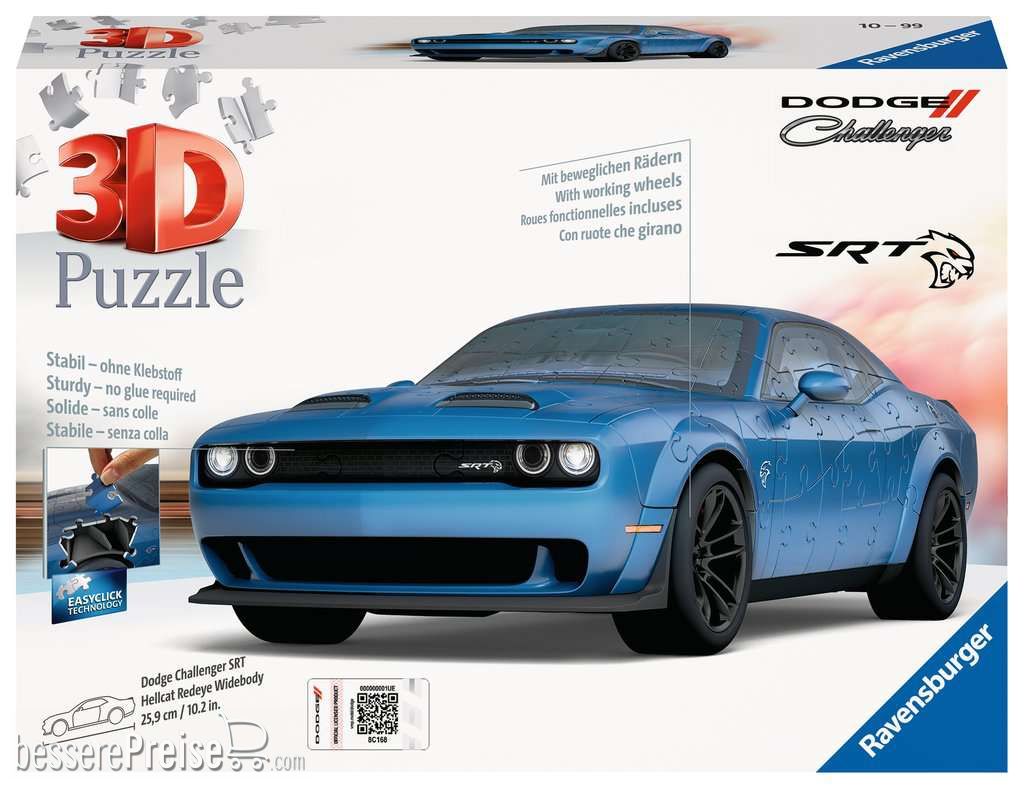 Ravensburger 3D pusle Dodge Challenger 112838V