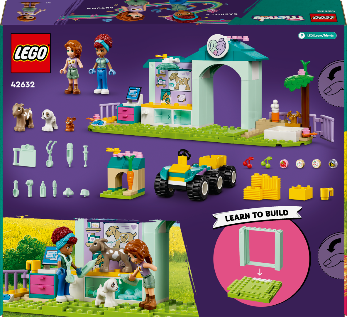 LEGO Friends Farmiloomade loomakliinik 42632L