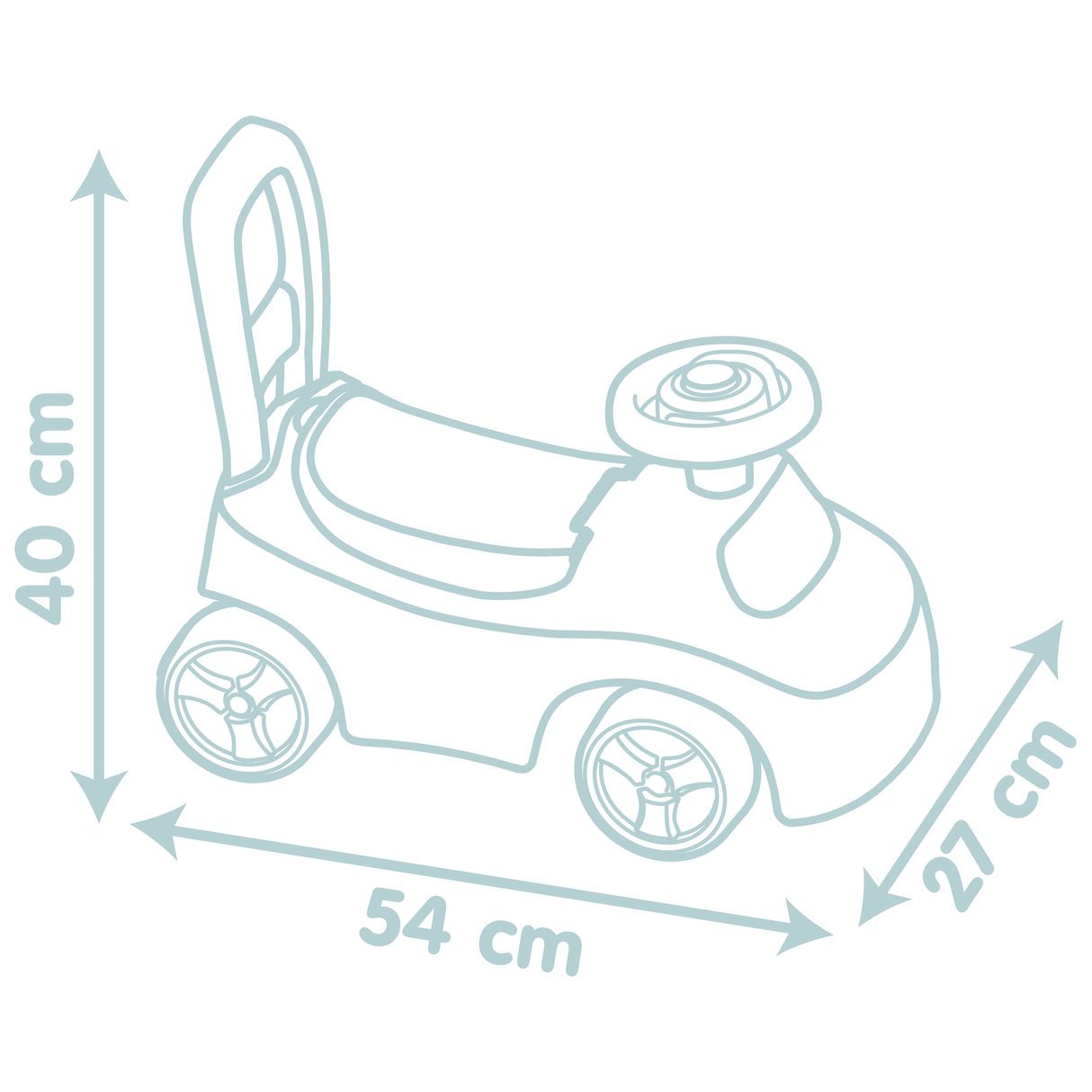 Smoby pealeistutav auto 140503S