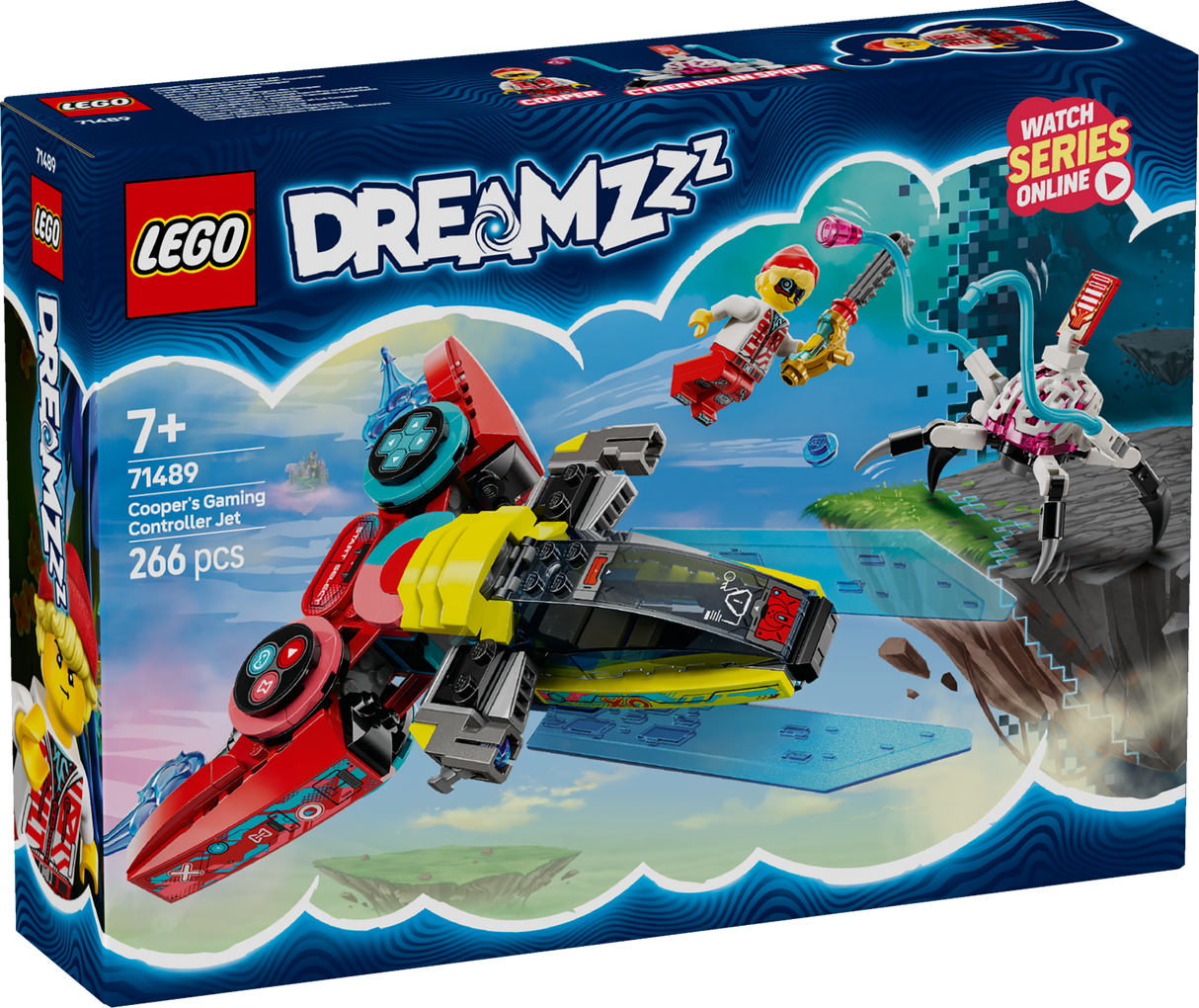 LEGO Dreamzzz Cooperi mängukontrolleriga lennuk 71489L