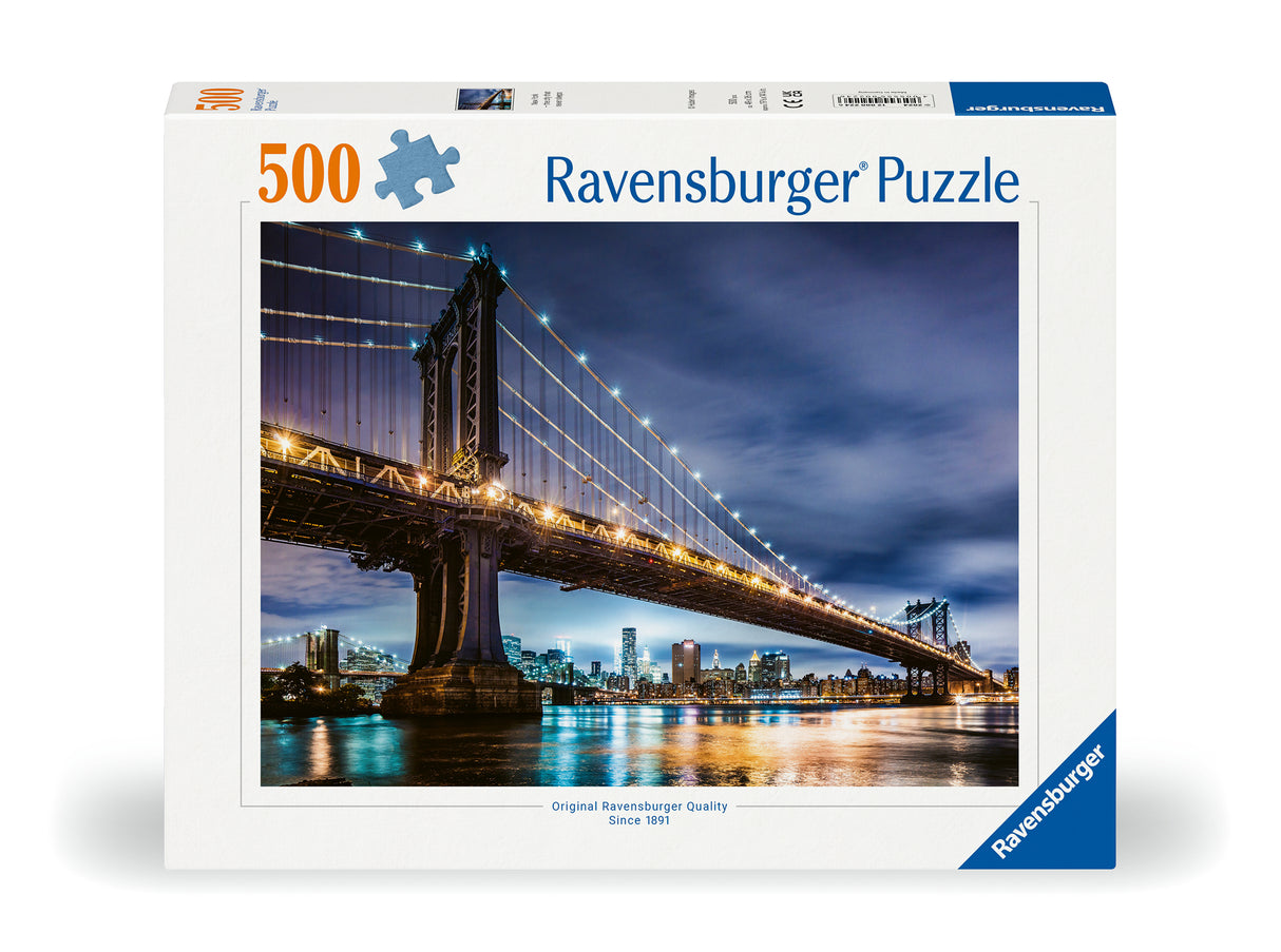 Ravensburger pusle 500 tk Unetu linn New York 12000224V