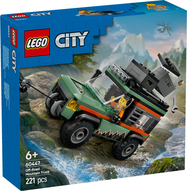 LEGO City Maastiku 4x4 mägiveok 60447L