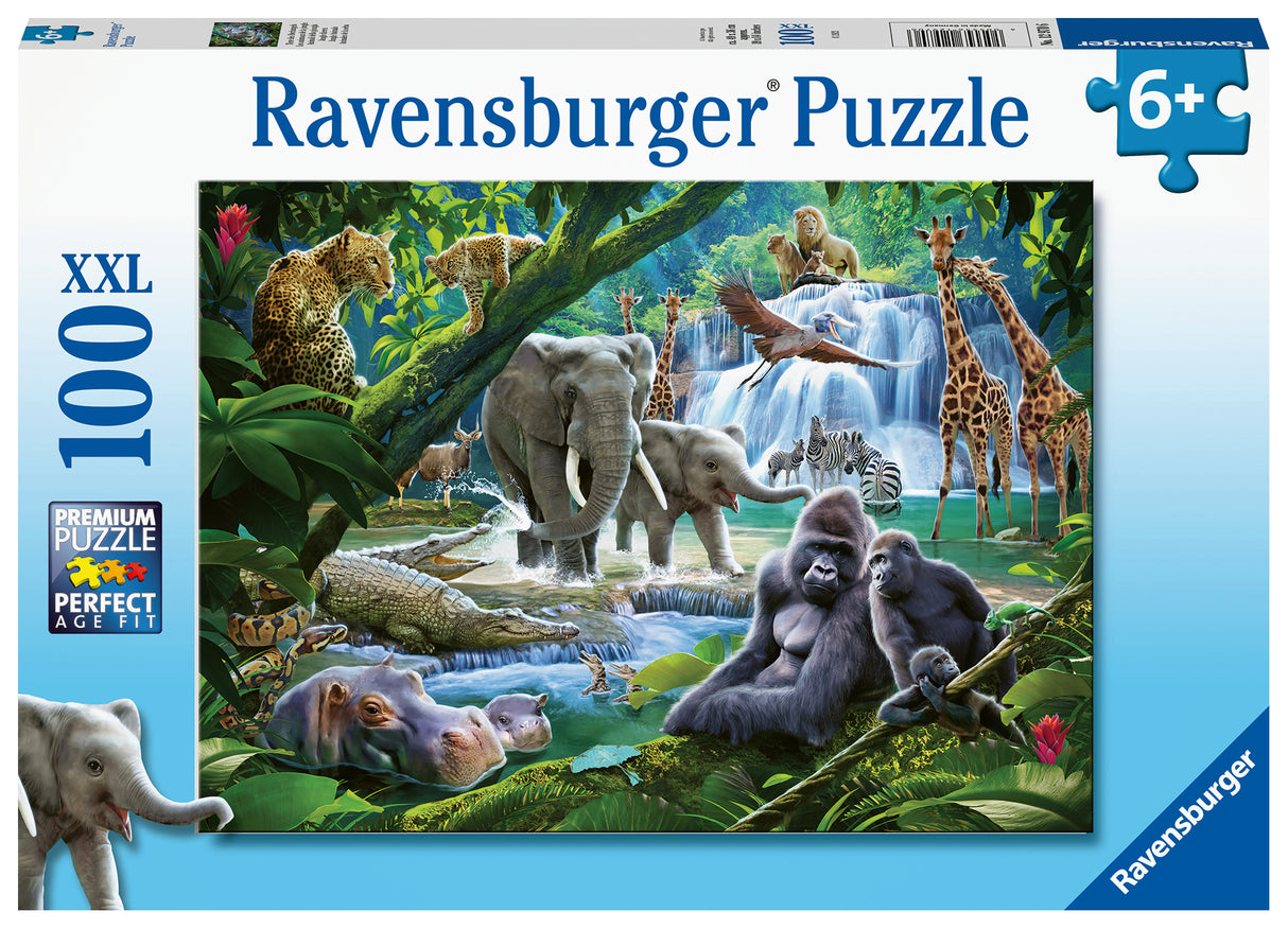 Ravensburger pusle 100 tk Džungli perekond  129706V