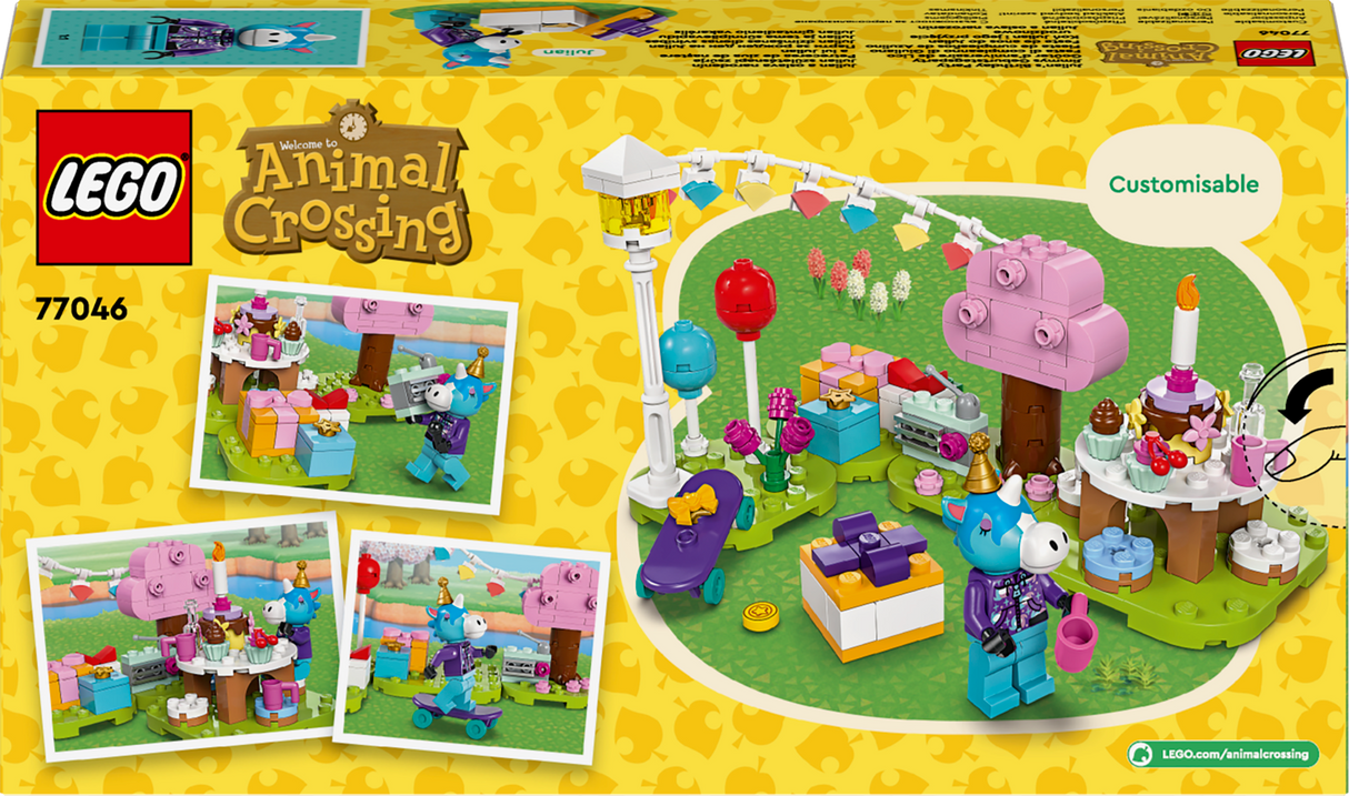 LEGO Animal Crossing Julian ja tema sünnipäevapidu 77046L