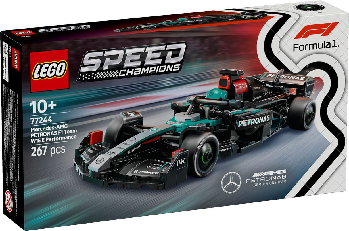 LEGO Speed Champions Mercedes AMG F1 W15 võidusõiduauto 77244L