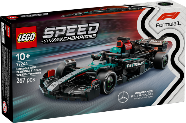 LEGO Speed Champions Mercedes AMG F1 W15 võidusõiduauto 77244L