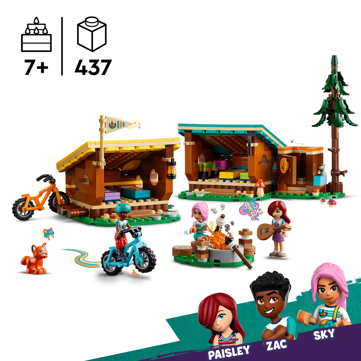 LEGO Friends Seikluslaagri mugavad majakesed 42624L