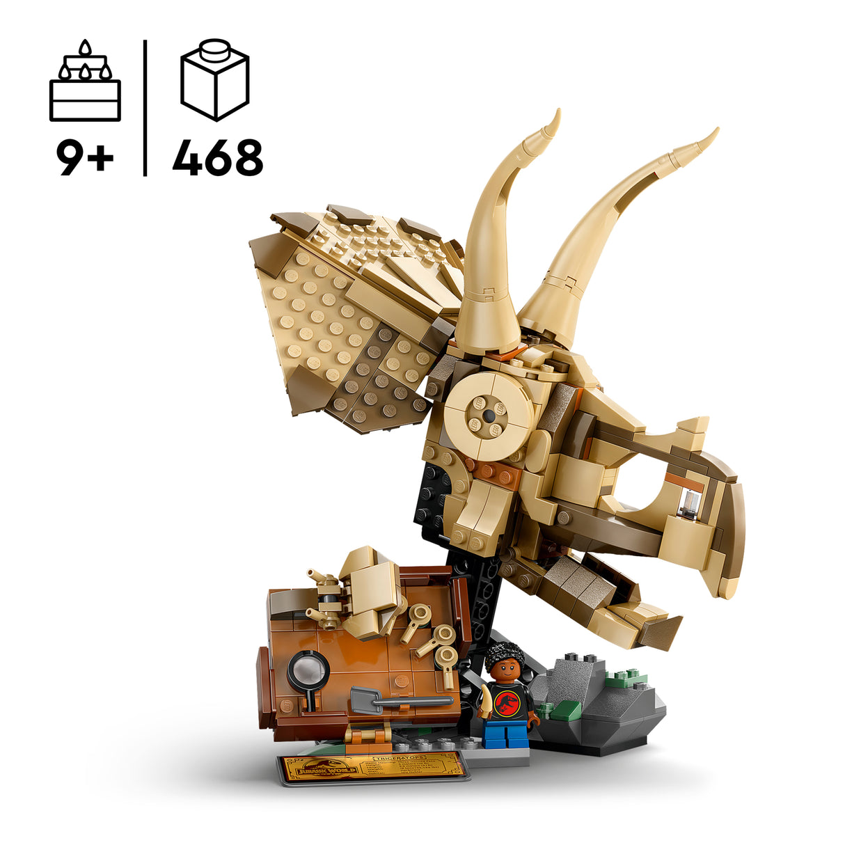 LEGO Jurassic World Dinosauruste fossiilid: Triceratopsi kolju 76969L