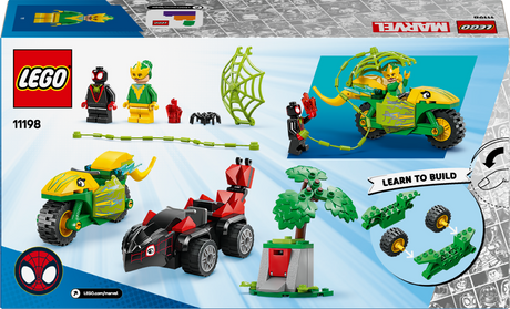 LEGO Spidey Spini ja Electro dinosaurusesõidukite tagaajamine 11198L