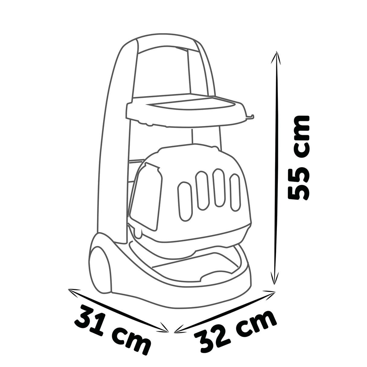 Smoby Veterinaari töökäru 340402S