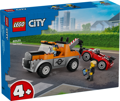 LEGO City Puksiirauto ja spordiauto parandus 60435L