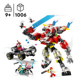 LEGO Dreamzzz Cooperi tiigrirobot ja Zero hot-rod-auto 71497L