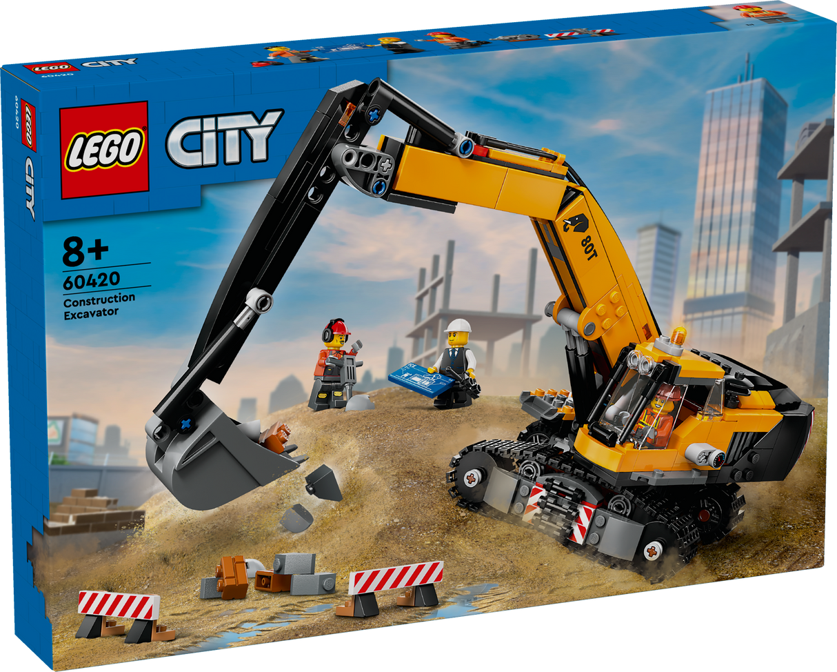 LEGO City Kollane ehitusekskavaator 60420L