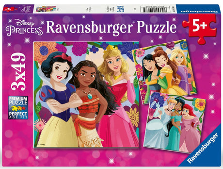 Ravensburger pusle 3x49 tk Disney printsessid 12001068V