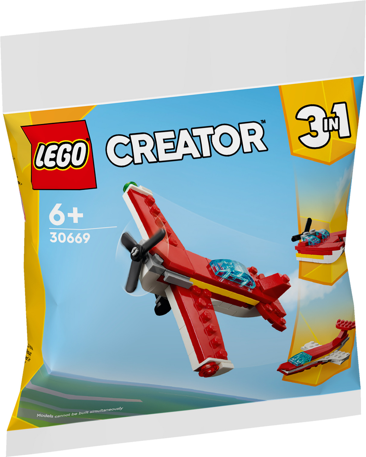 LEGO Creator Ikooniline punane lennuk 30669L