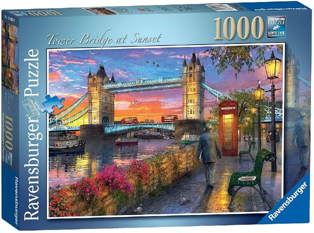 Ravensburger pusle 1000 tk Toweri sild päikeseloojangul
 12000041V