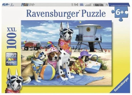 Ravensburger pusle 100 tk Koerad rannas 105267V