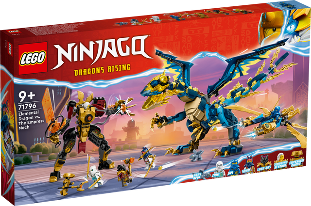 LEGO Ninjago Algjõudude draakon vs. Robotkeisrinna 71796L