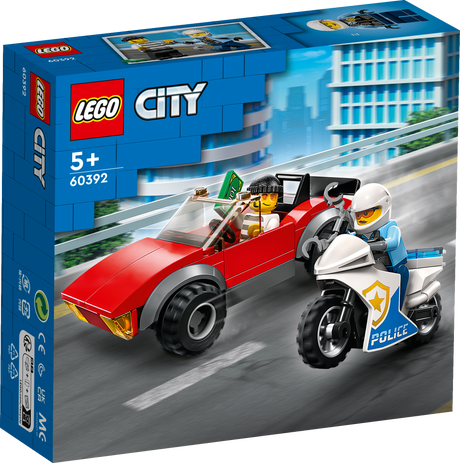 LEGO City Auto tagaajamine politsei mootorrattaga 60392L