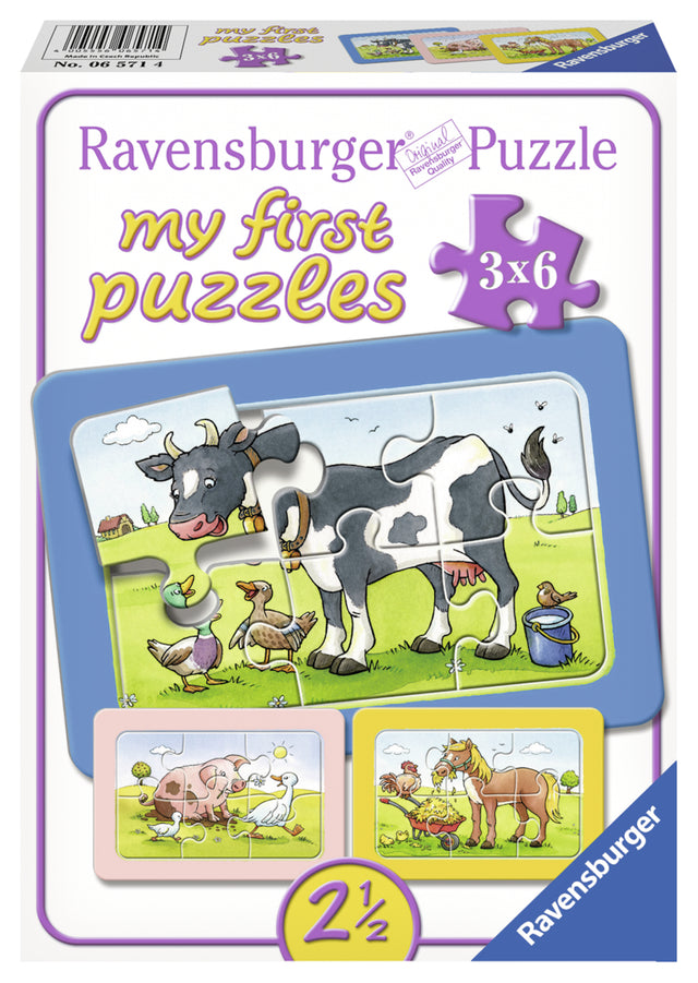 Ravensburger minu esimene pusle 3x6 tk 065714V