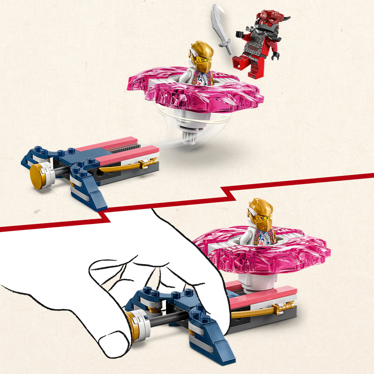 LEGO Ninjago Sora draakoni spinjitzu spinner 71824L