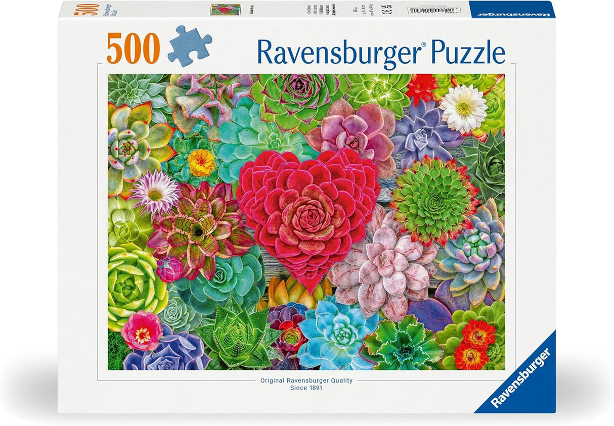 Ravensburger pusle 500 tk: sukulentide armastus 12001469V