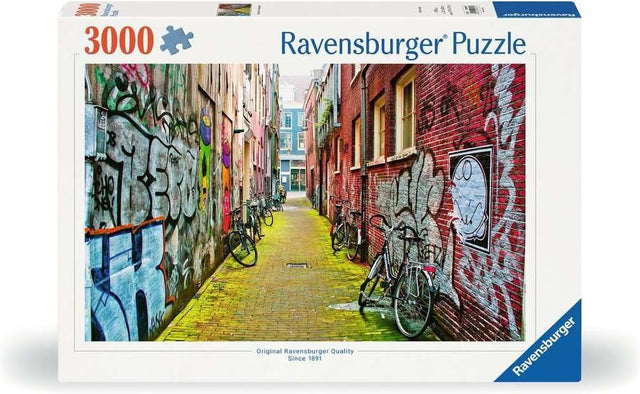 Ravensburger pusle 3000 tk Tänavakunst Amsterdamis 12000807V