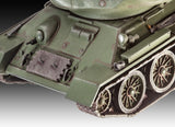 Revell liimitav mude Vene tank T34/85 1:72 03302R