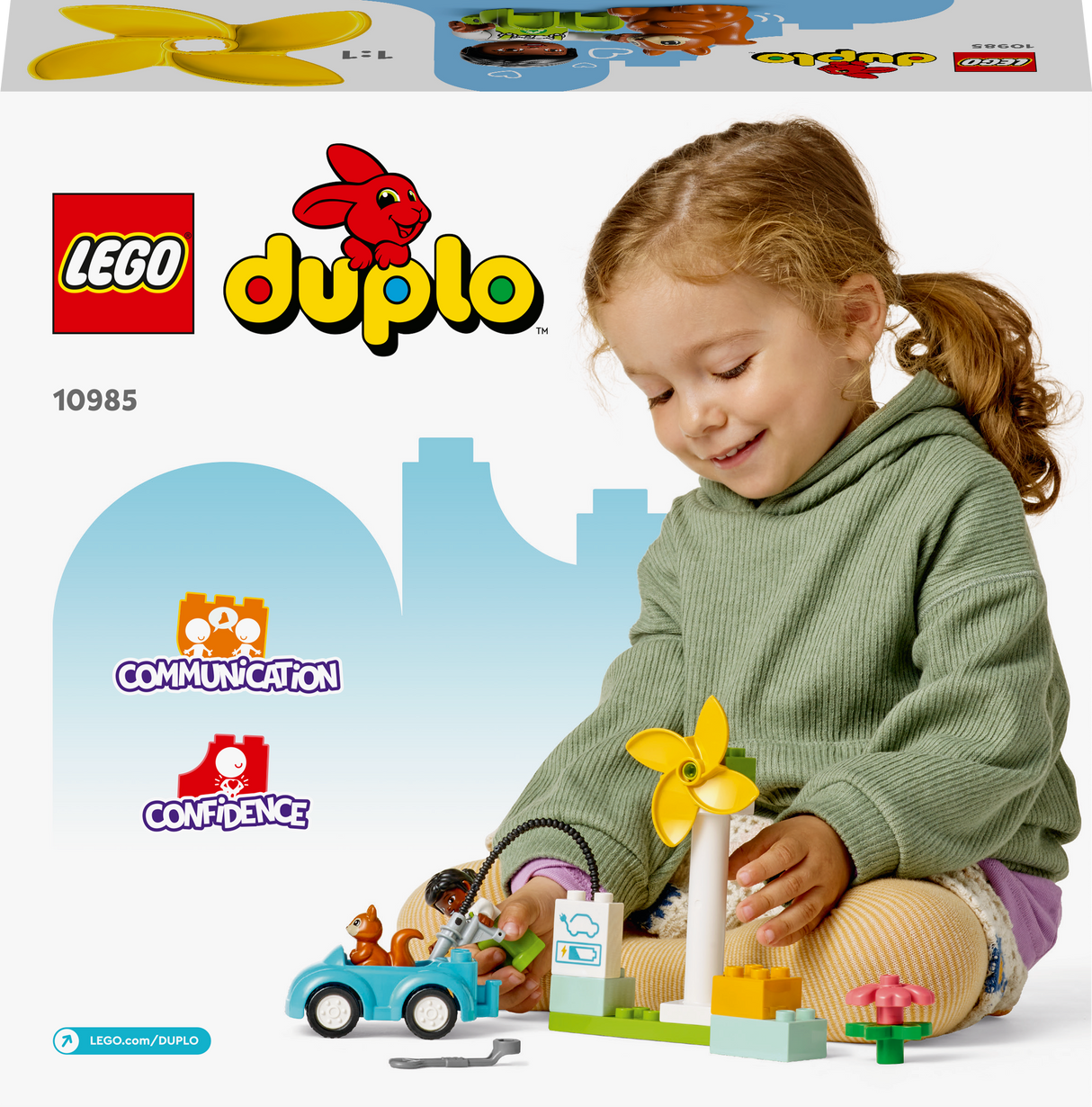 LEGO DUPLO Tuuleturbiin ja elektriauto 10985L