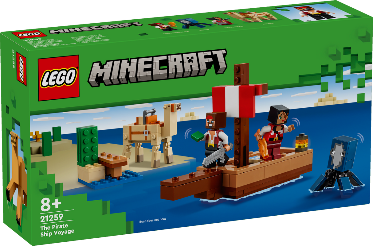 LEGO Minecraft Piraadilaeva reis 21259L