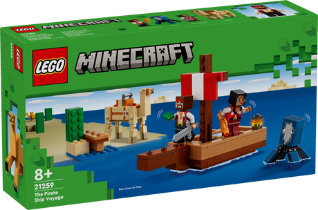 LEGO Minecraft Piraadilaeva reis 21259L