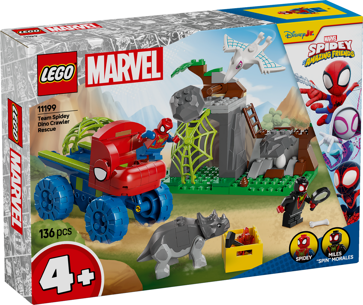 LEGO Spidey meeskonna dinosauruseroomiku päästmine 11199L