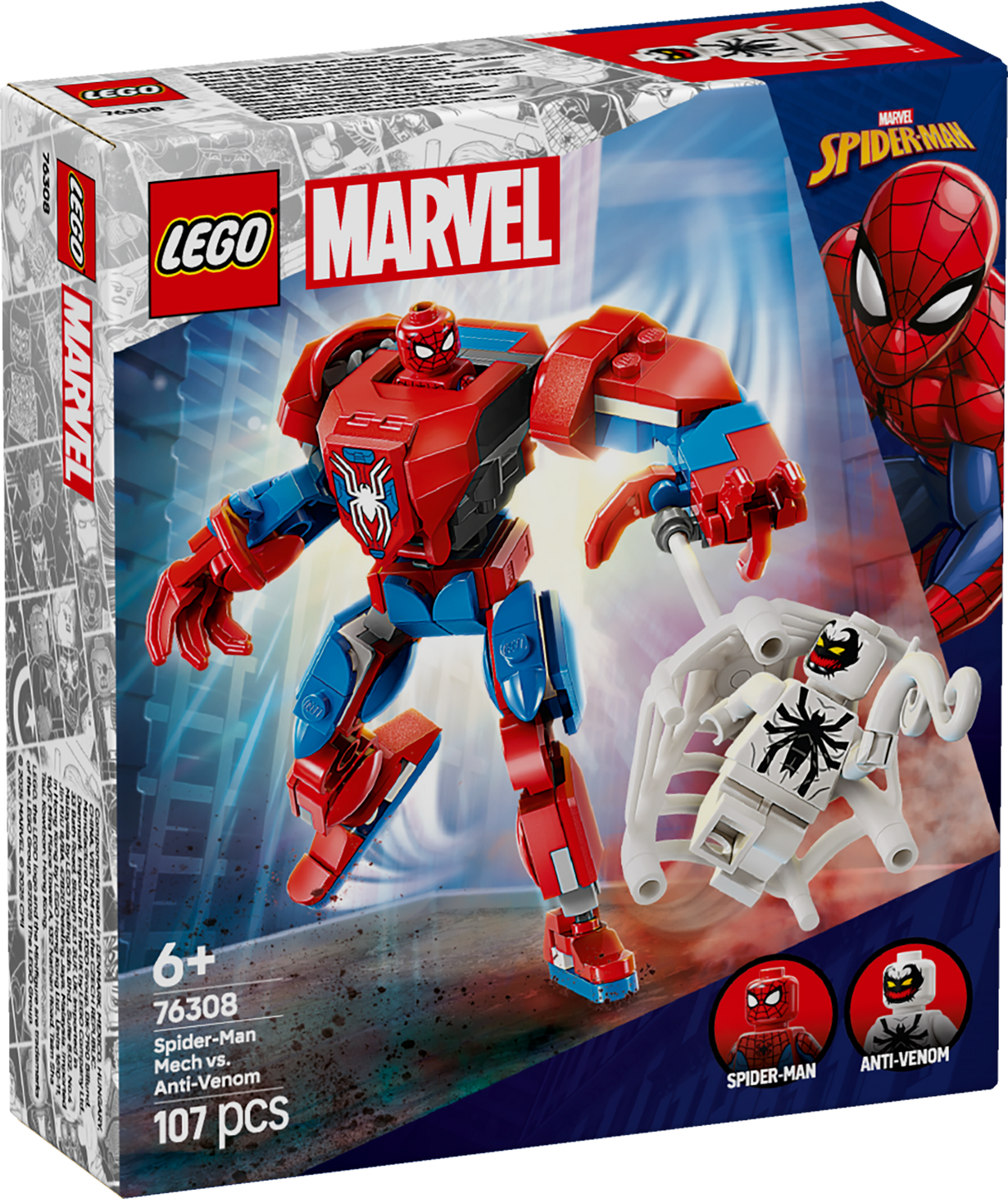 LEGO Super Heroes Spider-Mani robot VS. Anti-Venom 76308L