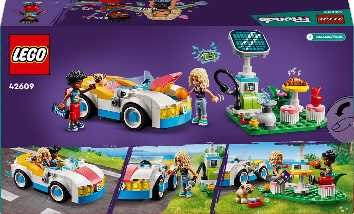 LEGO Friends Elektriauto ja laadur 42609L