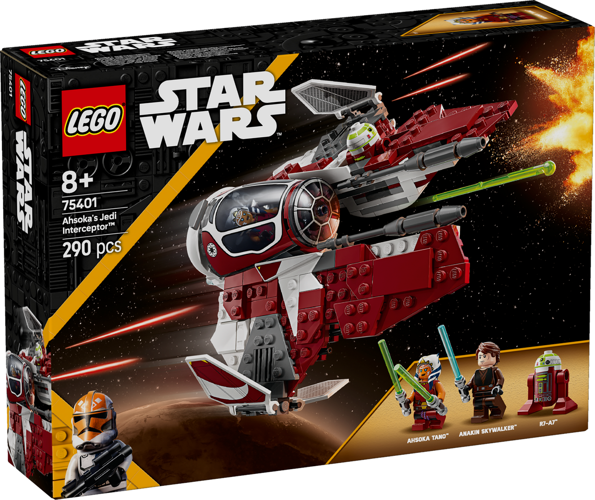 LEGO Star Wars Ahsoka Jedi Interceptor 75401L