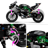 LEGO Technic Mootorratas Kawasaki Ninja H2R 42170L