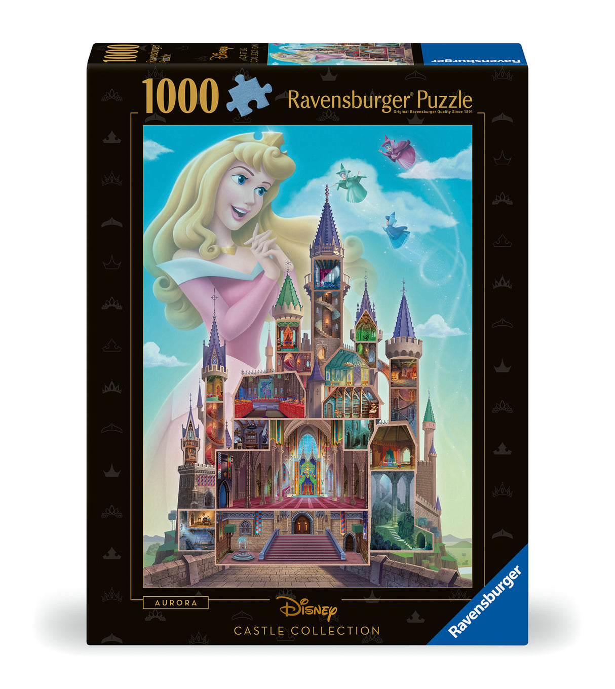 Ravensburger pusle 1000 tk Aurora loss 12000266V