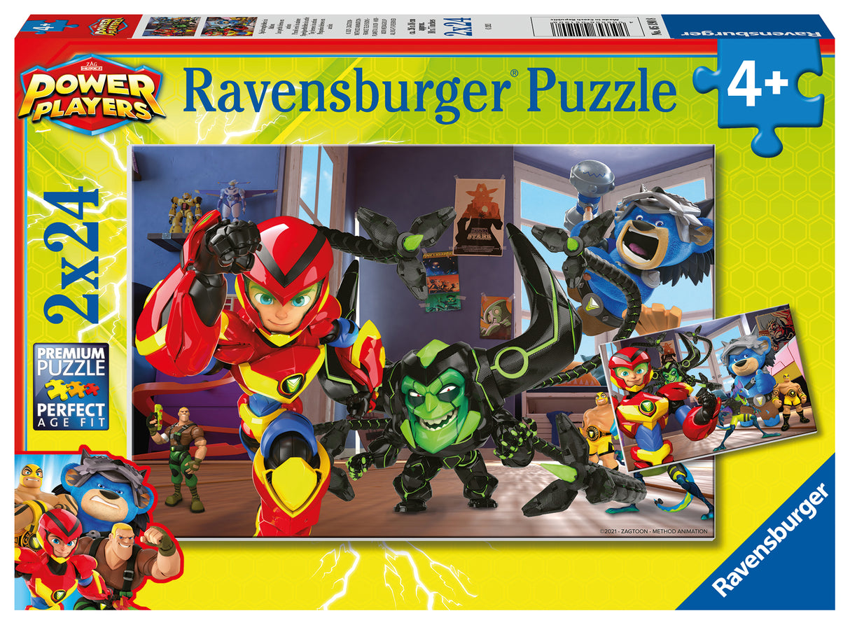 Ravensburger pusle 2x24 tk Power Players 051908V