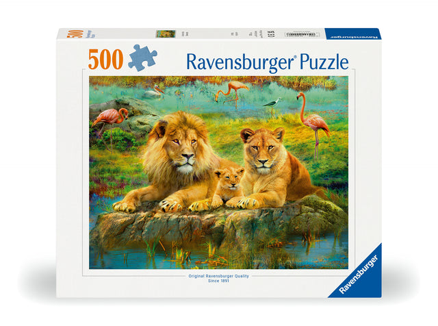 Ravensburger pusle 500 tk Savannilõvid 12000220V