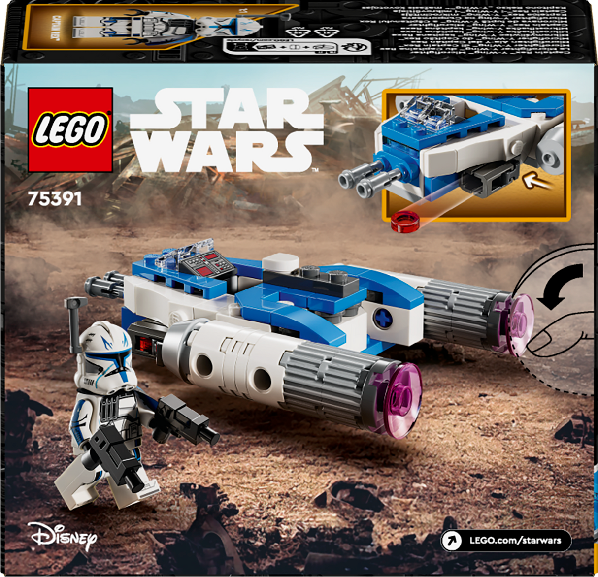 LEGO Star Wars Captain Rex Y-Wingi mikrovõitleja 75391L