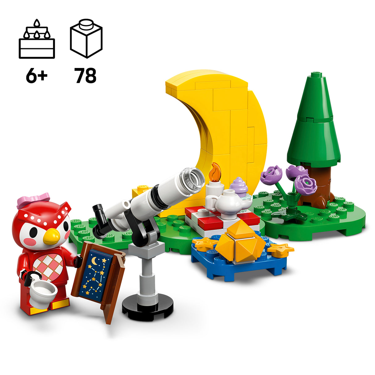 LEGO Animal Crossing Celeste tähevaatlus 77053L