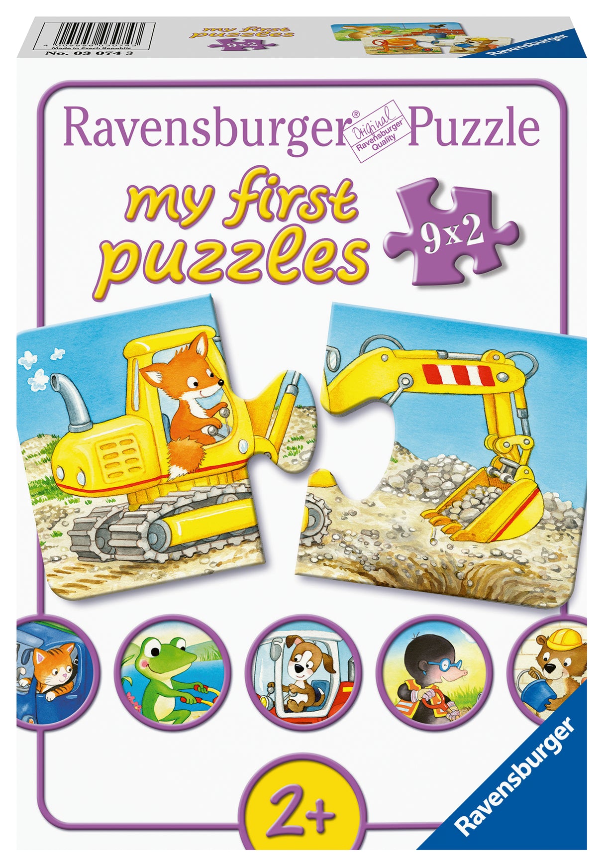 Ravensburger minu esimene pusle 9x2 tk 030743V